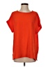 Mittoshop 100% Polyester Orange Short Sleeve Top Size S - photo 1