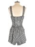 Hollister 100% Polyester Houndstooth Gray Romper Size S - photo 2