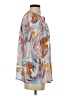 Jade 100% Polyester Print Pink 3/4 Sleeve Blouse Size S - photo 4