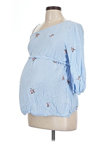 Motherhood 3/4 Sleeve Blouse (view 1)