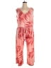 Ambernoon Tropical Pink Orange Jumpsuit Size XL - photo 1