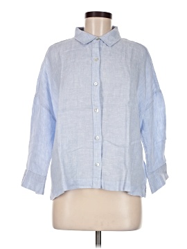 Sigrid Olsen 3/4 Sleeve Button Down Shirt