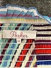 Parker 100% Polyester Stripes Blue Cocktail Dress Size XS - photo 4