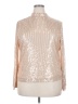 Ashley Stewart Silver Long Sleeve Top Size 18 Plus - photo 1