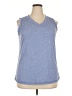 Automet Blue Sleeveless T-Shirt Size 2X (estimated) - photo 1