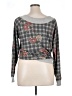 American Rag Cie Floral Gray Pullover Sweater Size XL - photo 2