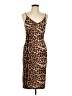 Unbranded Animal Print Brown Cocktail Dress Size L - photo 1