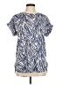 Cupio Blue Short Sleeve Blouse Size M - photo 1