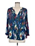 Maeve 100% Rayon Blue 3/4 Sleeve Blouse Size 6 - photo 1