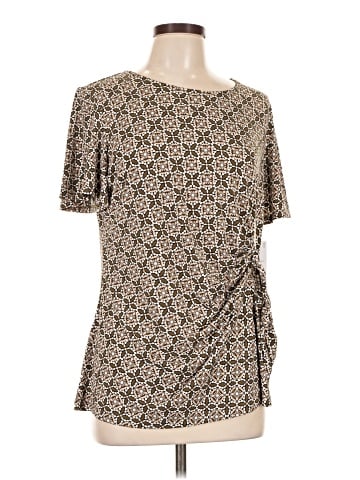 Liz Claiborne Short Sleeve Blouse (view 1)