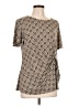 Liz Claiborne Brown Short Sleeve Blouse Size L - photo 1