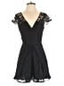 BCBGeneration 100% Polyester Black Romper Size 4 - photo 1
