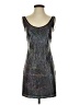 Jessica Simpson 100% Polyester Metallic Silver Cocktail Dress Size XS - photo 1
