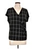 Liz Claiborne Black Short Sleeve Blouse Size L - photo 1