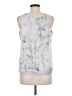 Violet & Claire 100% Polyester Silver Sleeveless Blouse Size M - photo 2