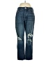 Old Navy Hearts Blue Jeans Size 8 - photo 1