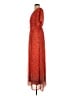 Roolee 100% Polyester Paisley Orange Casual Dress Size S - photo 5