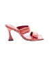 River Island 100% Leather Color Block Pink Sandals Size 41 - photo 1
