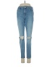 Topshop Hearts Blue Jeans Size 25 waist - photo 1