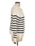 Elie Tahari Stripes Ivory Pullover Sweater Size L - photo 4