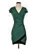 Almost Famous Color Block Green Cocktail Dress Size S - photo 1