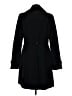 DKNY Solid Black Coat Size M - photo 2