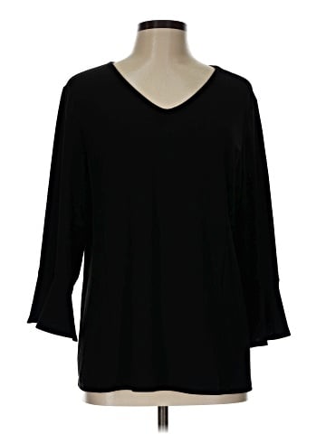 Susan Graver 3/4 Sleeve Top (view 1)