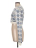Shein 100% Acrylic Checkered-gingham Blue Pullover Sweater Size L - photo 5