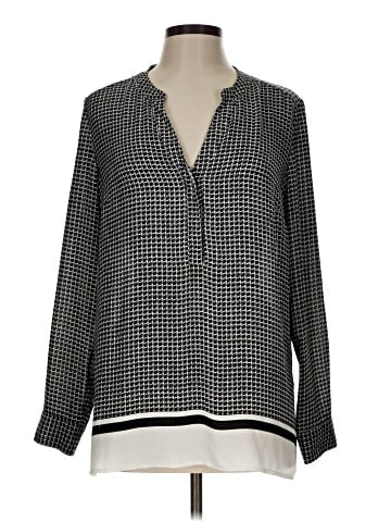 Rose + Olive Long Sleeve Blouse (view 1)
