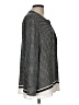 Rose + Olive 100% Polyester Houndstooth Black Long Sleeve Blouse Size L - photo 4