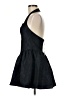Atoir 100% Polyester Damask Floral Blue Black Cocktail Dress Size 6 - photo 5