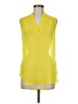 Sugarmint 100% Polyester Yellow Sleeveless Blouse Size M - photo 1