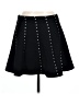 Zara 100% Polyester Stars Black Casual Skirt Size L - photo 1