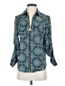 MICHAEL Michael Kors 100% Polyester Teal 3/4 Sleeve Blouse Size S - photo 1