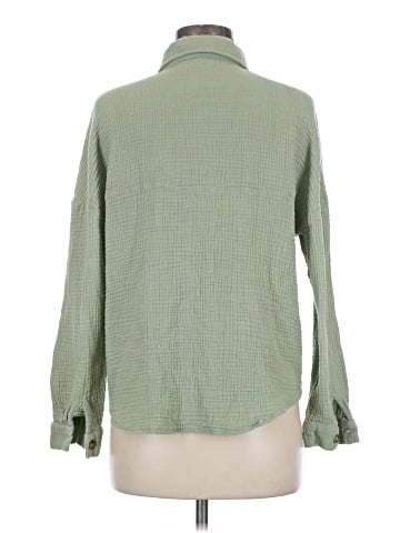 Shein Long Sleeve Button-Down Shirt (view 2)