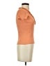 August Silk Orange Short Sleeve Top Size S - photo 4