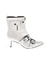 Wild Pair White Ankle Boots Size 9 - photo 1