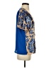 Tracy Reese for Neiman Marcus + Target 100% Polyester Blue Short Sleeve Blouse Size S - photo 4