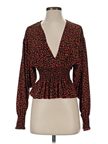 Pull&Bear Long Sleeve Blouse (view 1)