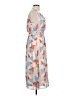 Halogen 100% Polyester Print Blue Casual Dress Size L - photo 4