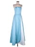 Milano 100% Polyester Blue Cocktail Dress Size L - photo 1