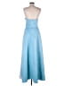 Milano 100% Polyester Blue Cocktail Dress Size L - photo 2