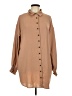 Cozy Casuals 100% Polyester Tan Long Sleeve Blouse Size L - photo 1