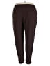 Cuddl Duds Solid Brown Casual Pants Size 2X - photo 2
