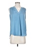 Vince Camuto Blue Sleeveless Blouse Size S - photo 1