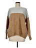 Vince Camuto Color Block Brown Pullover Sweater Size M - photo 1