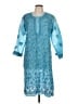Unbranded Blue Casual Dress Size L (estimated) - photo 1