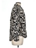 Alexander Jordan 100% Rayon Animal Print Ivory Long Sleeve Blouse Size L - photo 4