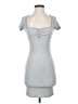 Popular 21 Solid Gray Casual Dress Size S - photo 1