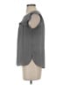 Ann Taylor LOFT 100% Polyester Gray Sleeveless Blouse Size S - photo 5